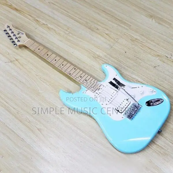Mantic MST100 HBL S-Style Double Cutaway Electric Guitar
