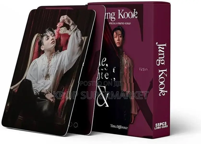 Kpop Bangtan Boys Jungkook Photocards LOMO Cards 55 pcs