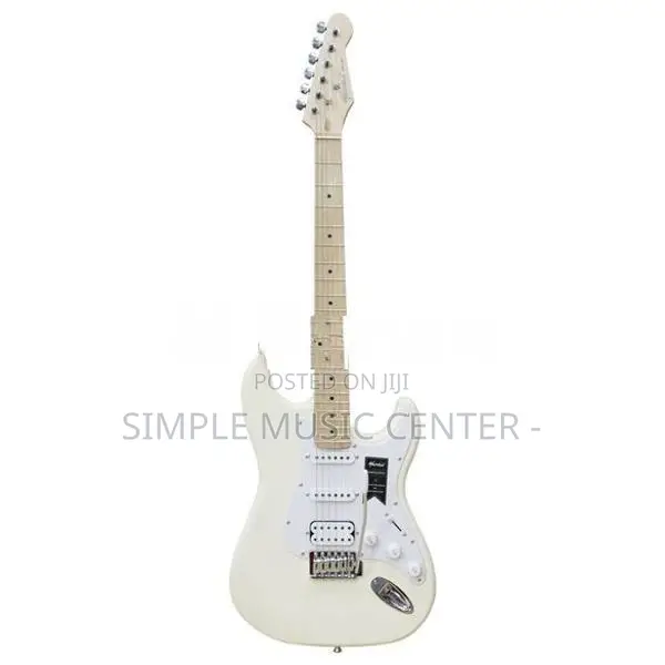 Mantic MST100 HWH S-Style Double Cutaway Electric Guitar
