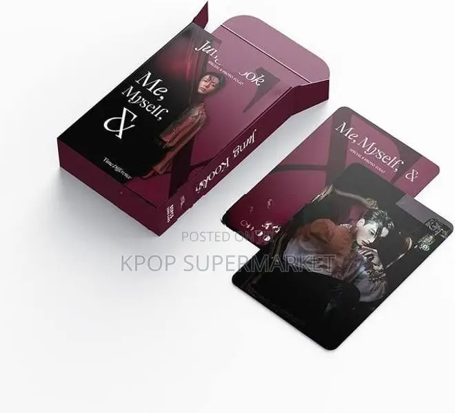 Kpop Bangtan Boys Jungkook Photocards LOMO Cards 55 pcs