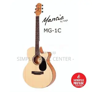 Mantic MG-1C Cutaway Grand Auditorium body Shape Acoustic Guitar