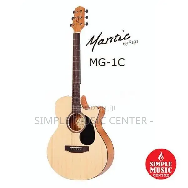 Mantic MG-1C Cutaway Grand Auditorium body Shape Acoustic Guitar