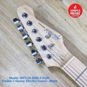 Mantic MST100 HBK S-Style Double Cutaway Electric Guitar