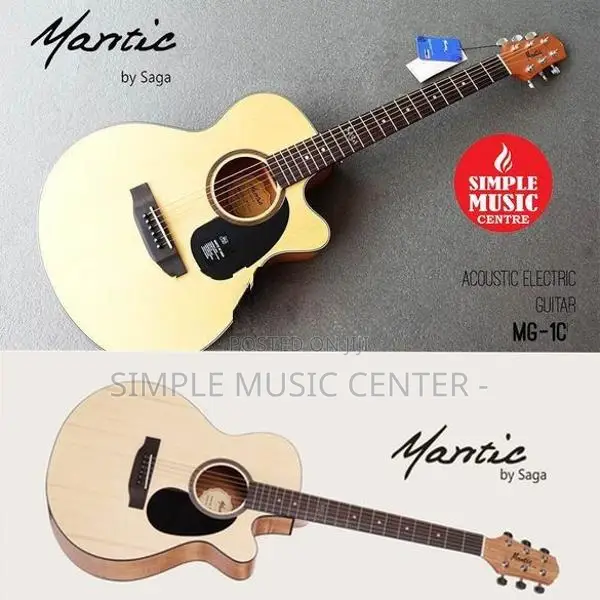 Mantic MG-1C Cutaway Grand Auditorium body Shape Acoustic Guitar