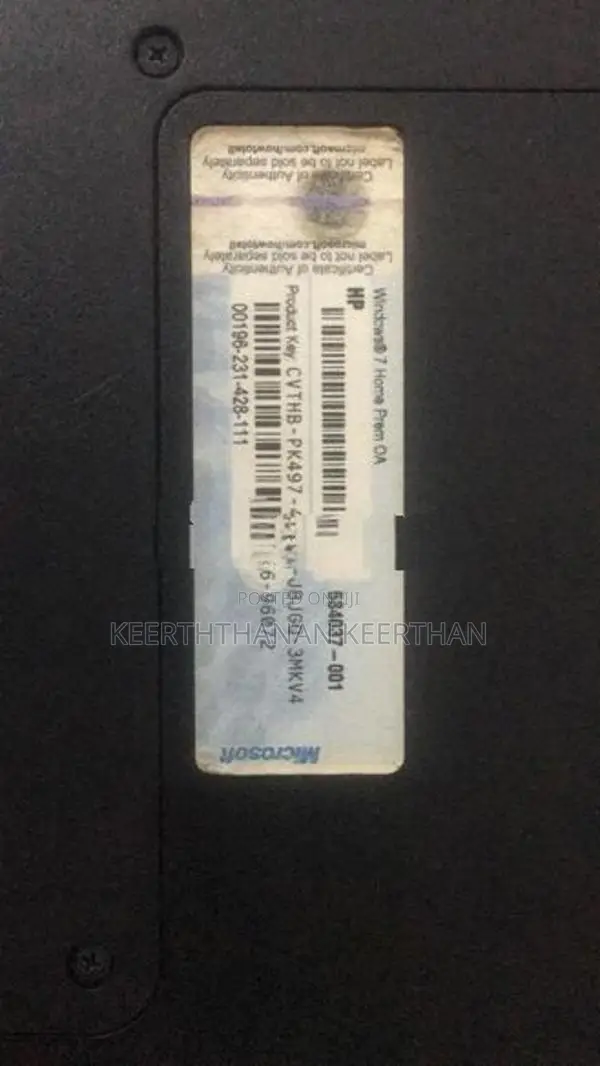 HP Laptop PK 4970