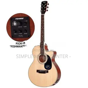Saga SA700CE | Grand Auditorium CW Acoustic-Electric Guitar.
