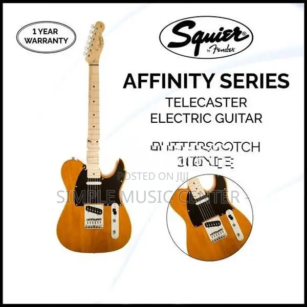 Fender Squier Telecaster Electric Guitar Affinity Series Maple FB