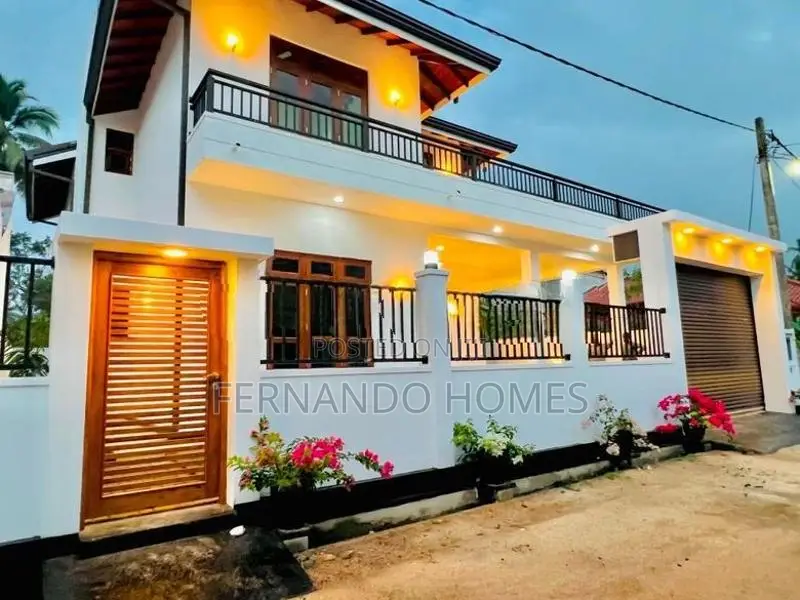 Wooden Floors With Perfectly Built Brand New Up House For Sale Negombo