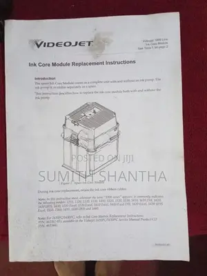 Vidiojet 1510 Ink Core Module