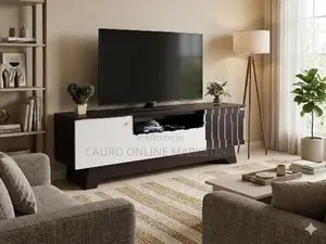 New Melamine 75" Tv Stand Cupboard Piyestra