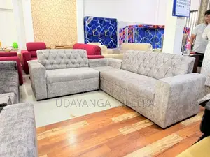 Luxury L Sofa Set