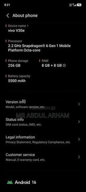 Vivo V30E (Used)