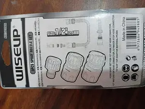 WISEUP 3PCS Spray Nozzle Set Herman HT 0615