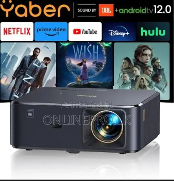 Yaber K2s Smart Projector | Google TV JBL Sound 1080p Full HD