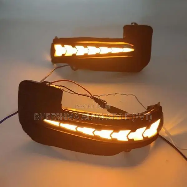 Toyota Hilux Revo Fortuner Turing Light Mirror Cover With Moving LED