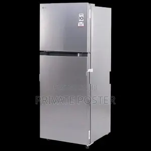 New LG Inverter Refrigerator 238L Double Door Dazzle Steel