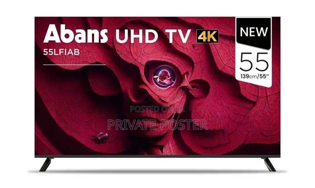 ABANS 55 inch Smart 4K Android UHD LED Frameless TV