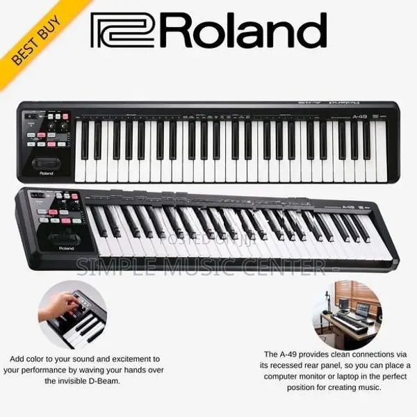 Roland A-49 49-Key MIDI Keyboard
