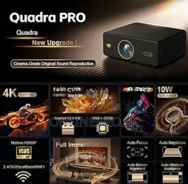 TOPTRO LEGEND GO PRO 4K Smart Projector | Home Cinema & Outdoor Use