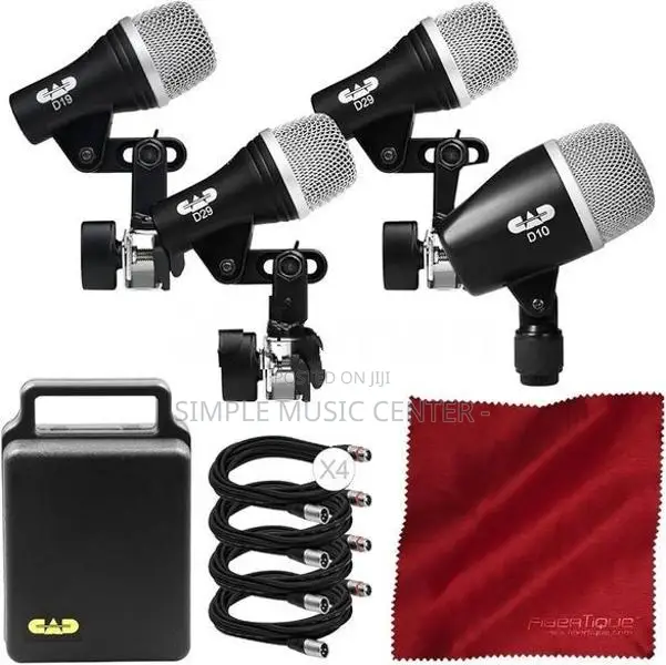 CAD Audio STAGE4 4 Piece Acoustic Drum Microphone Pack Kit