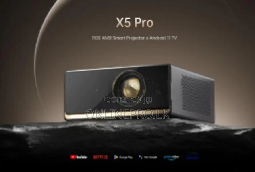 Wanbo X5 Pro Projector | 1080P Full HD Auto Focus Streaming Apps