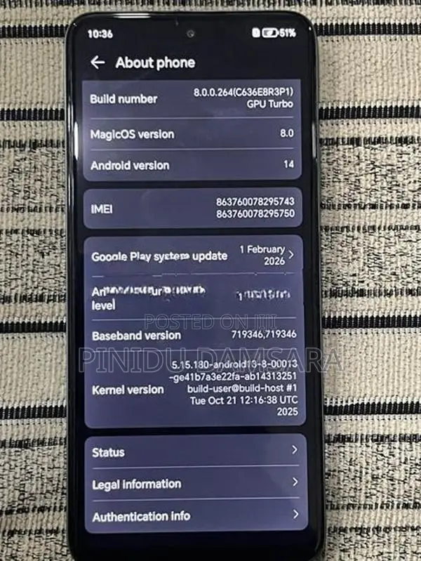Honor X7c 256GB (Used)