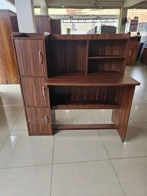 Melamine with Rack Writing Table Cupboard