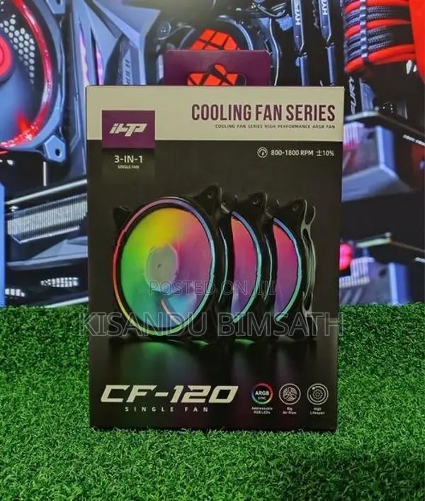 RGB ARGB 120MM 3Pin Case Cooling Fans