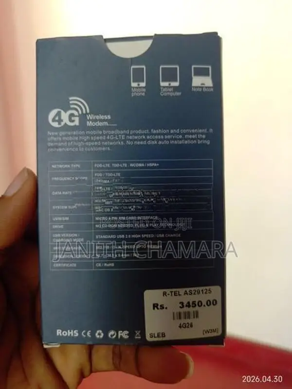 LTE 4G WiFi Modem with Hotspot