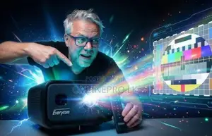 EverycomCubelite Ultra 4K Projector | Smart Android Home Theater