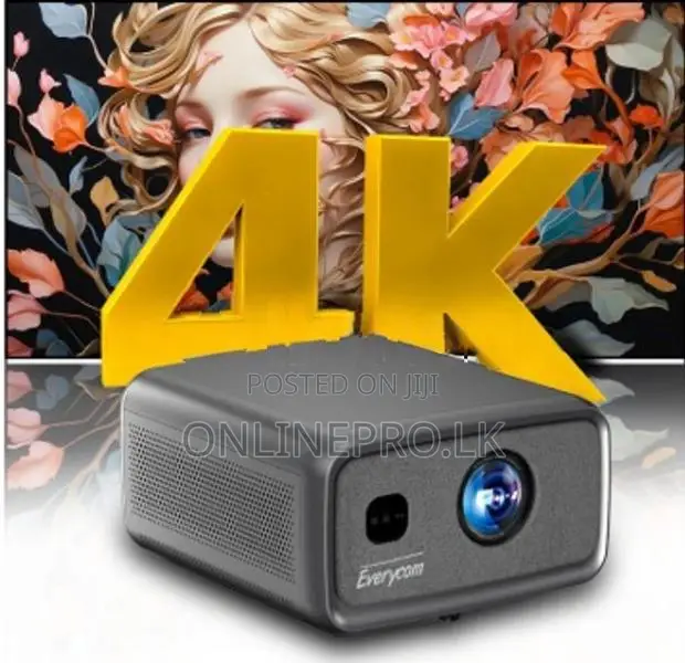 EverycomCubelite Ultra 4K Projector | Smart Android Home Theater