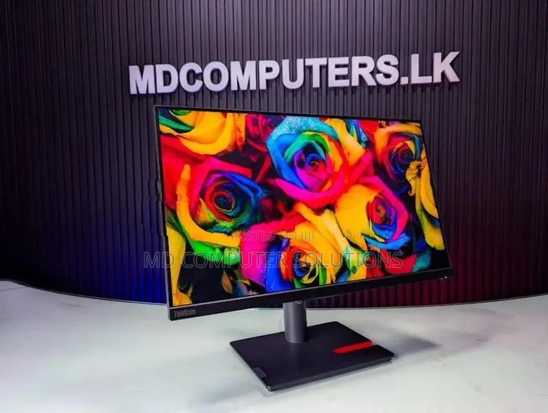 24 Inch Lenovo Thinkvision Wide 2K QHD IPS Frameless HDMI Used Monitor