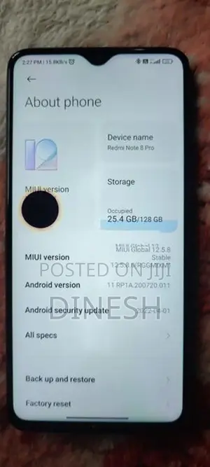Xiaomi Redmi Note 8 Pro (Used)