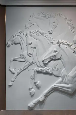 3 D Mural Art Scalpture