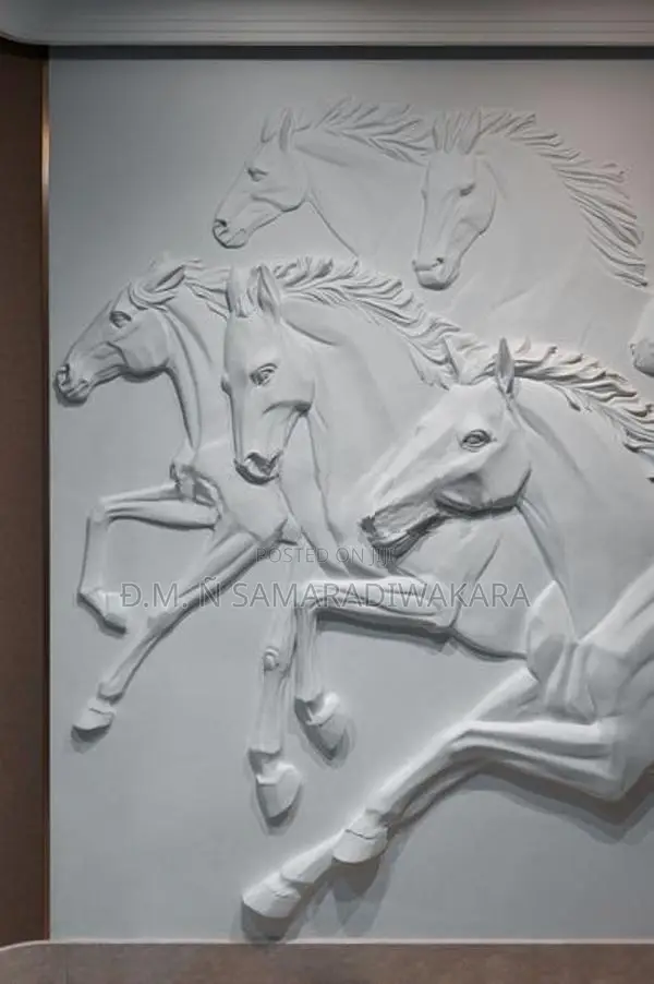 3 D Mural Art Scalpture