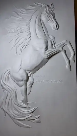 3 D Mural Art Scalpture