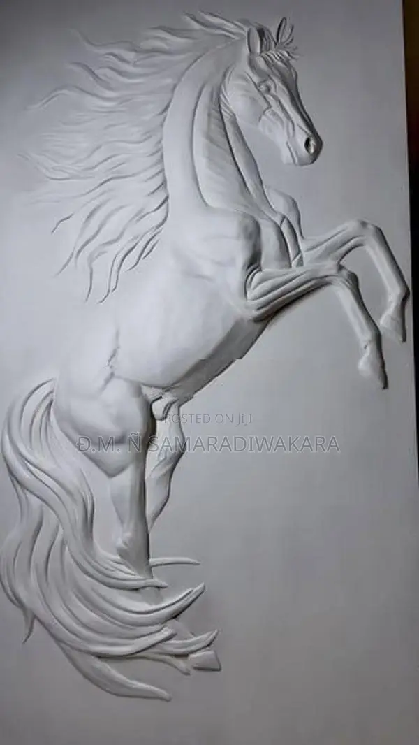 3 D Mural Art Scalpture