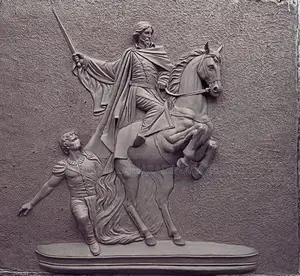 3 D Mural Art Scalpture