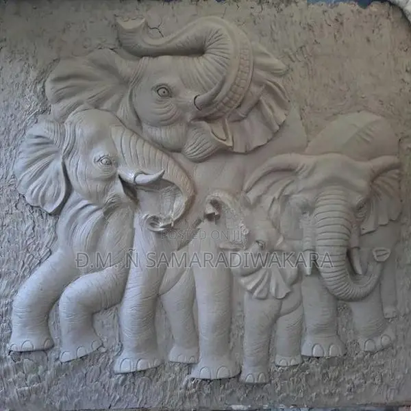 3 D Mural Art Scalpture