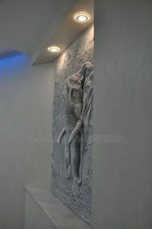 3 D Mural Art Scalpture