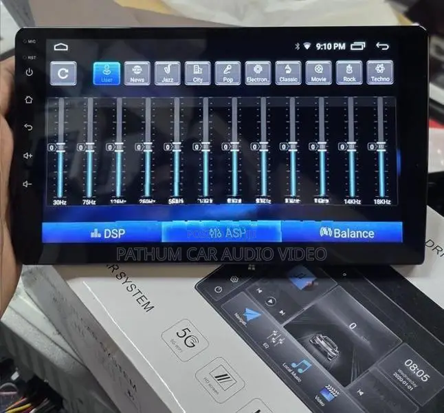 Elite Car 9 inch Android Player With Frame Camera AHD