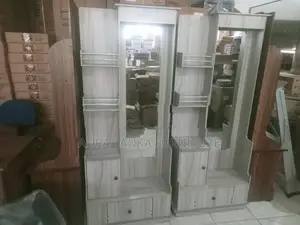 Melamine Amarican Ash Dressing Table with Cupboard