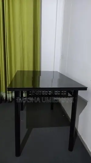 Glass Top Dining Table with 4 Chairs