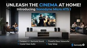 Sonodyne HTS 1 | Premium 5.1 Surround Sound System Home Cinema Setup