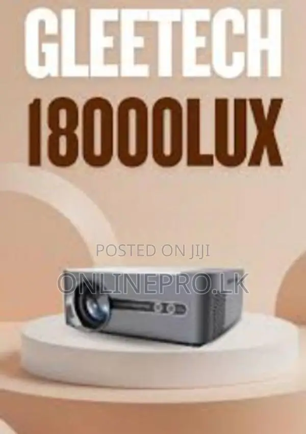 Gleetech Hybrid Laser Projector 18000Lux | Bright HD Home Theater Use