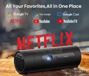 JMGO PicoFlix Portable Projector | Google TV Auto Focus