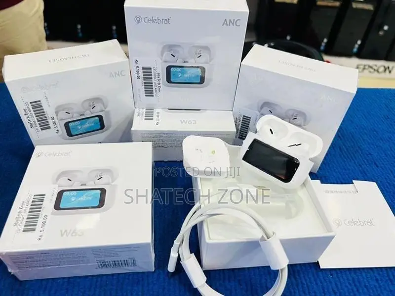 Celebrat AirPods with Touch Display - (Bluetooth)