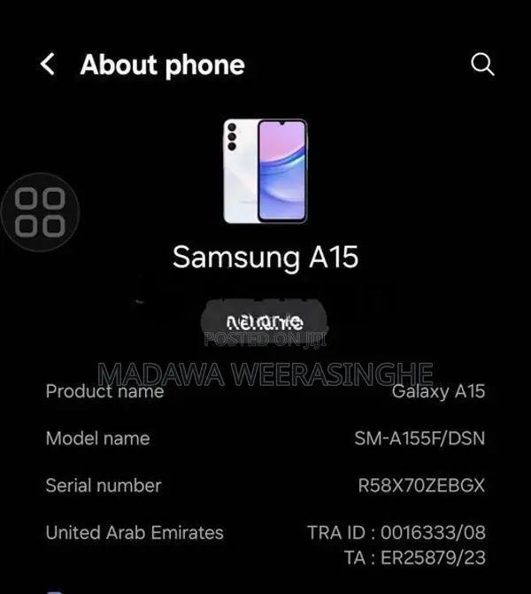 Samsung Galaxy A15 (Used)