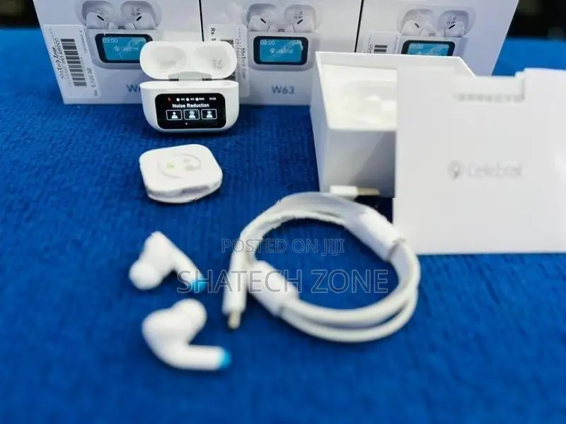 Celebrat (Bluetooth) W63 AirPod with Touch Display