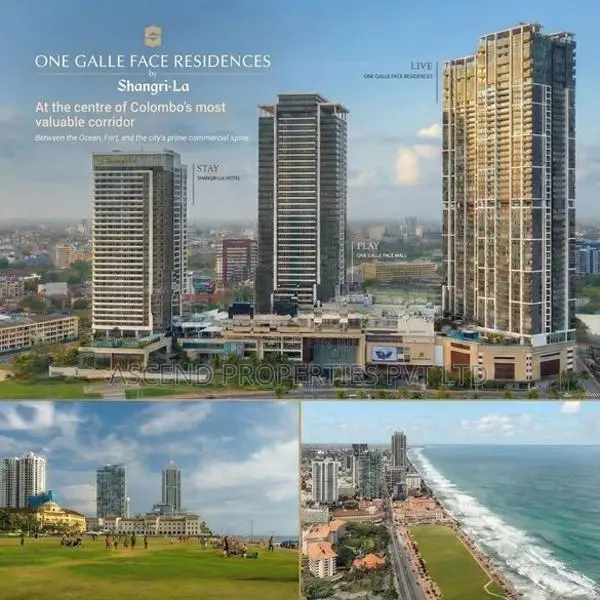 Best-Value Ocean-View 3BR at One Galle Face Residence by Shangri La